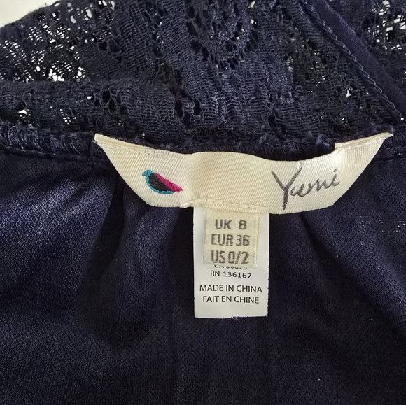 Navy Lace Dress - Picture 5 of 5